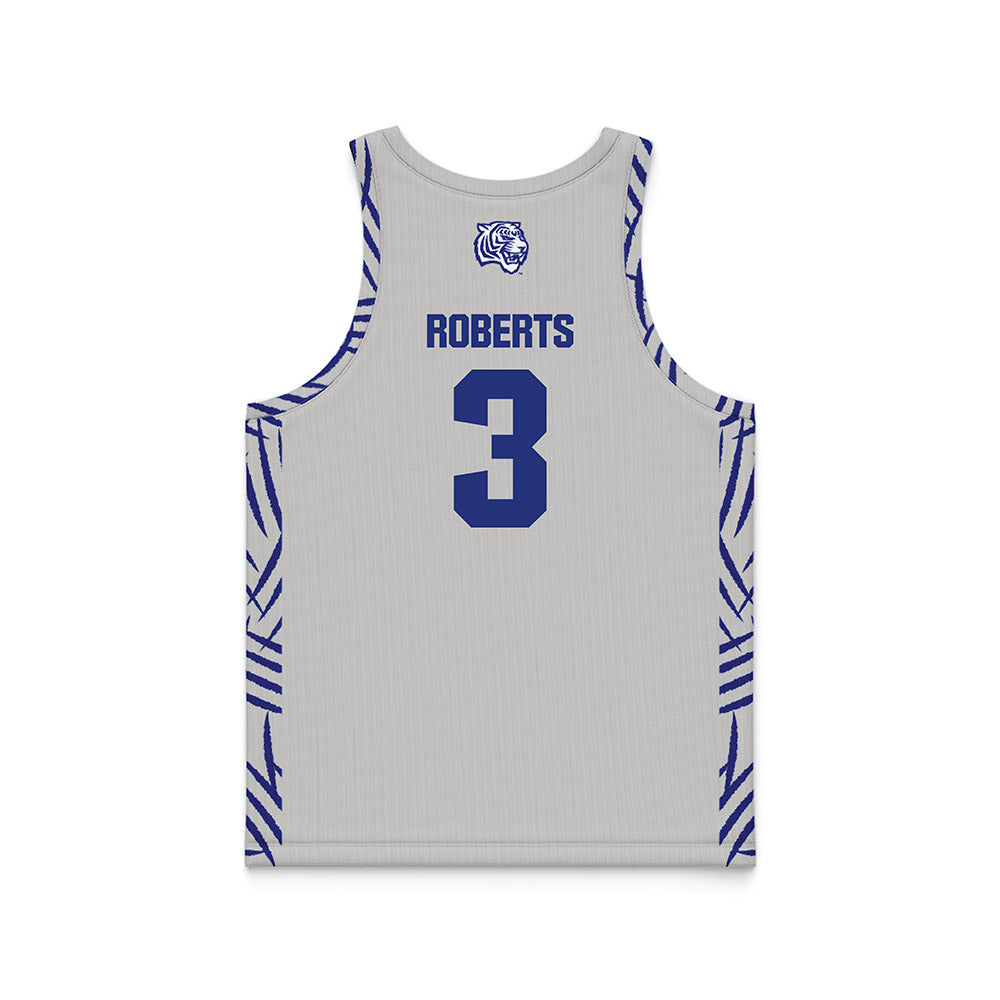 TN State - NCAA Women's Basketball : Kiari Roberts - Grey Basketball Jersey-1