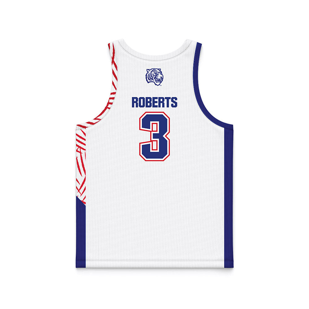 TN State - NCAA Women's Basketball : Kiari Roberts - White Basketball Jersey-1