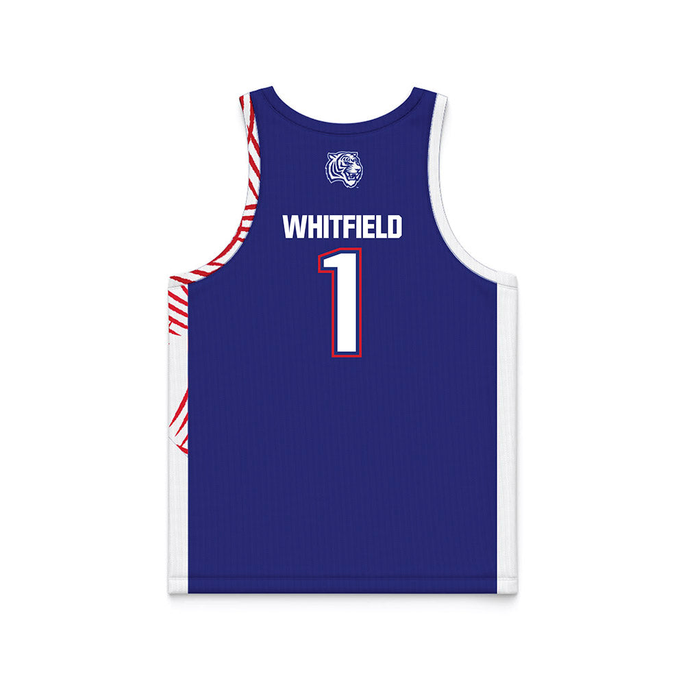 TN State - NCAA Women's Basketball : XaiOnna Whitfield - Blue Basketball Jersey-1