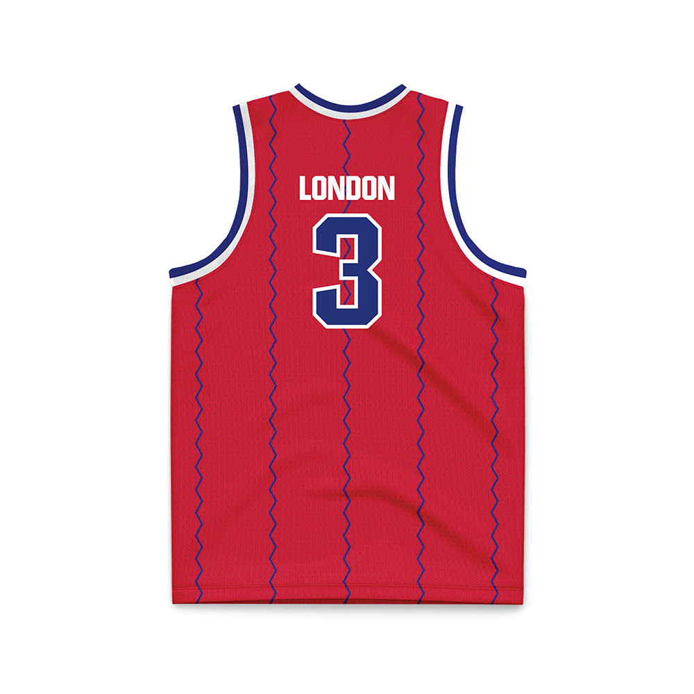TN State - NCAA Men's Basketball : Khalil London - Red Basketball Jersey-1