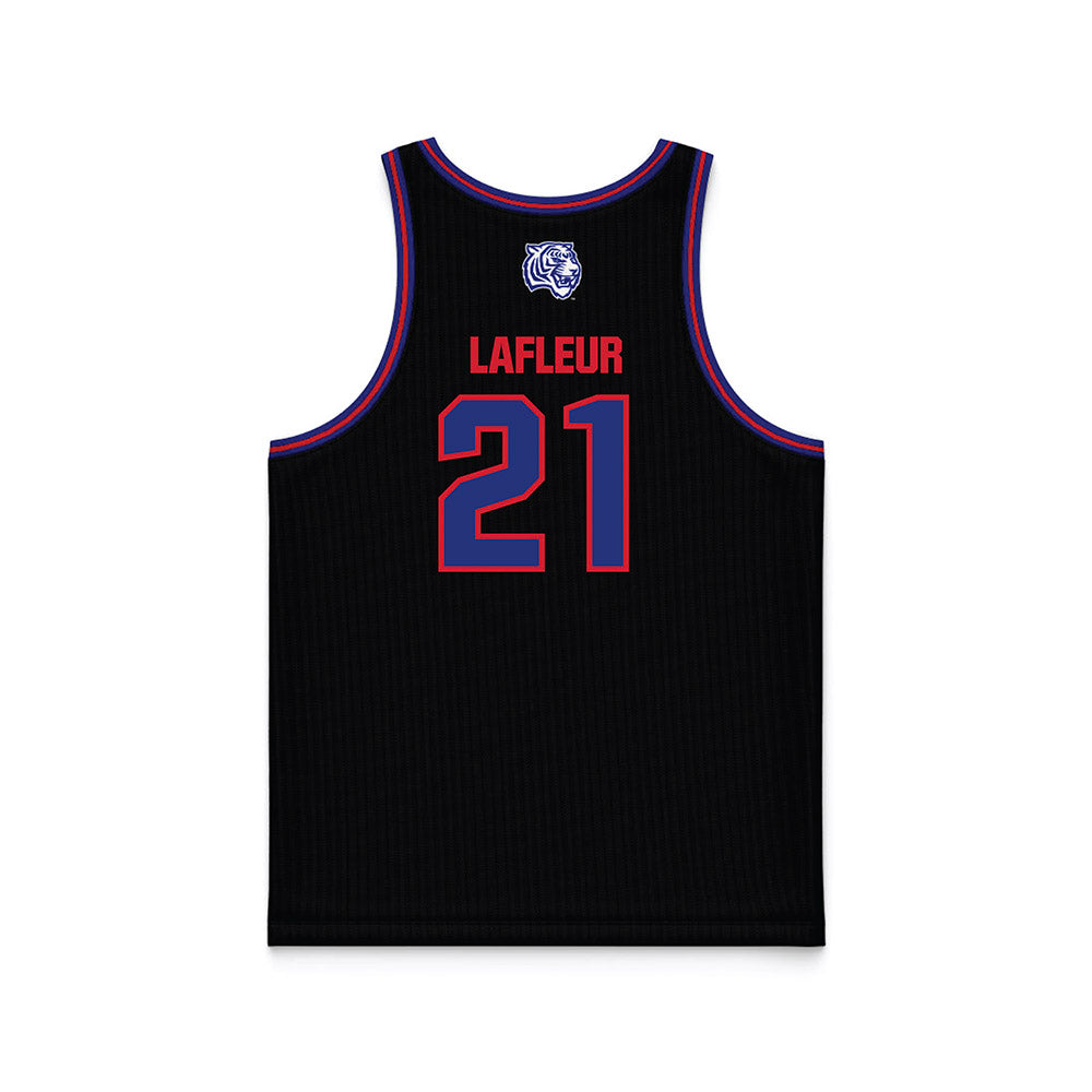 TN State - NCAA Men's Basketball : Jean Yvens Lafleur - Black Basketball Jersey-1