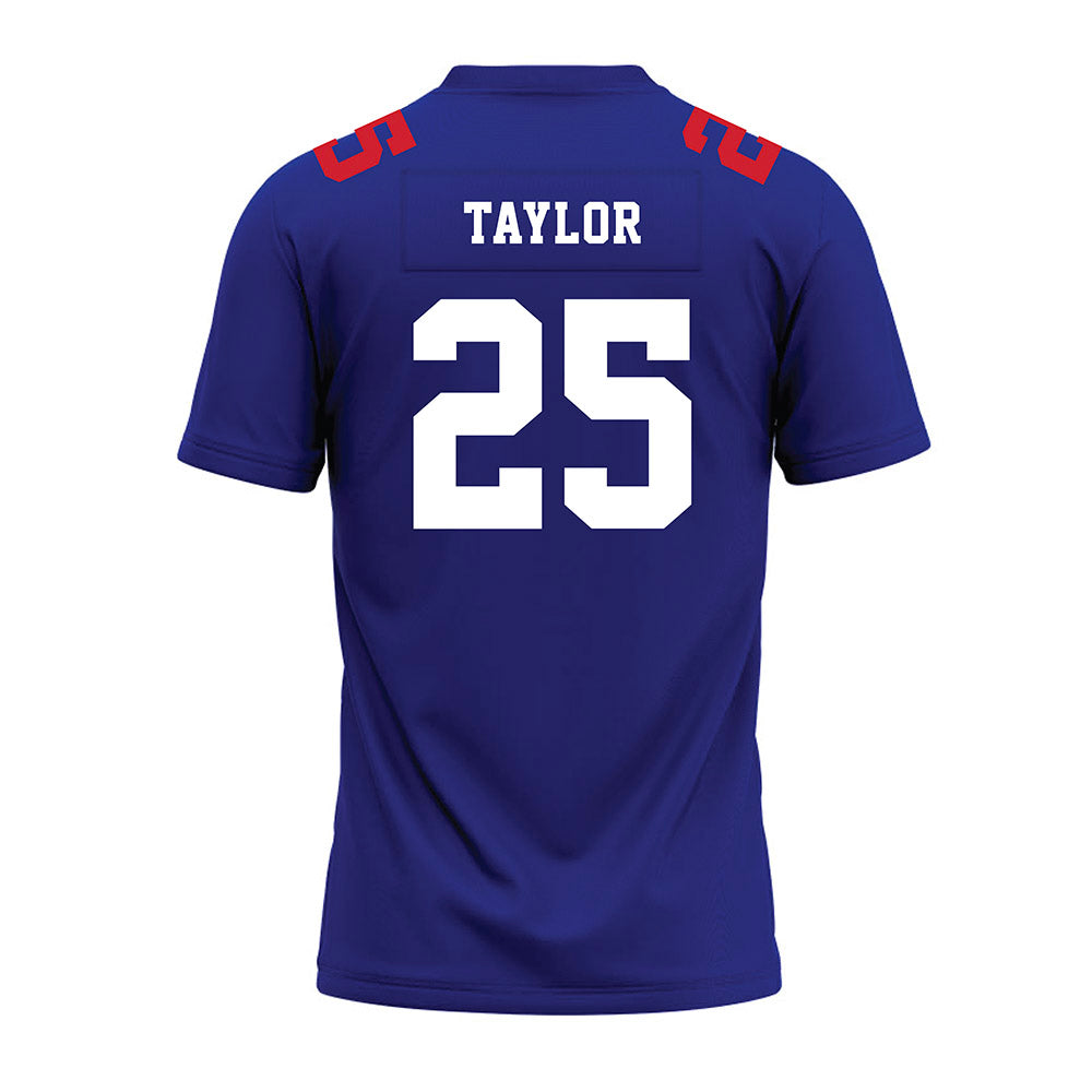 TN State - NCAA Football : Sammy Taylor - Blue Premium Football Jersey-1