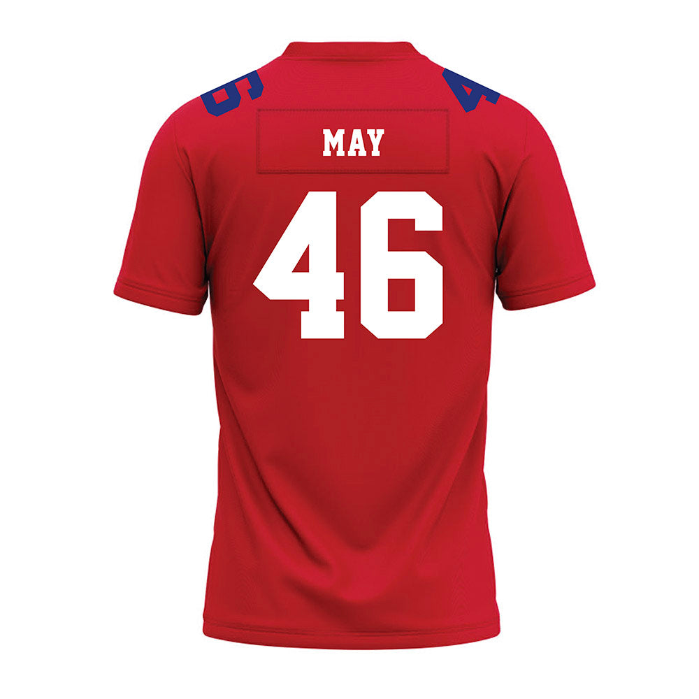 TN State - NCAA Football : Coby May - Red Premium Football Jersey-1