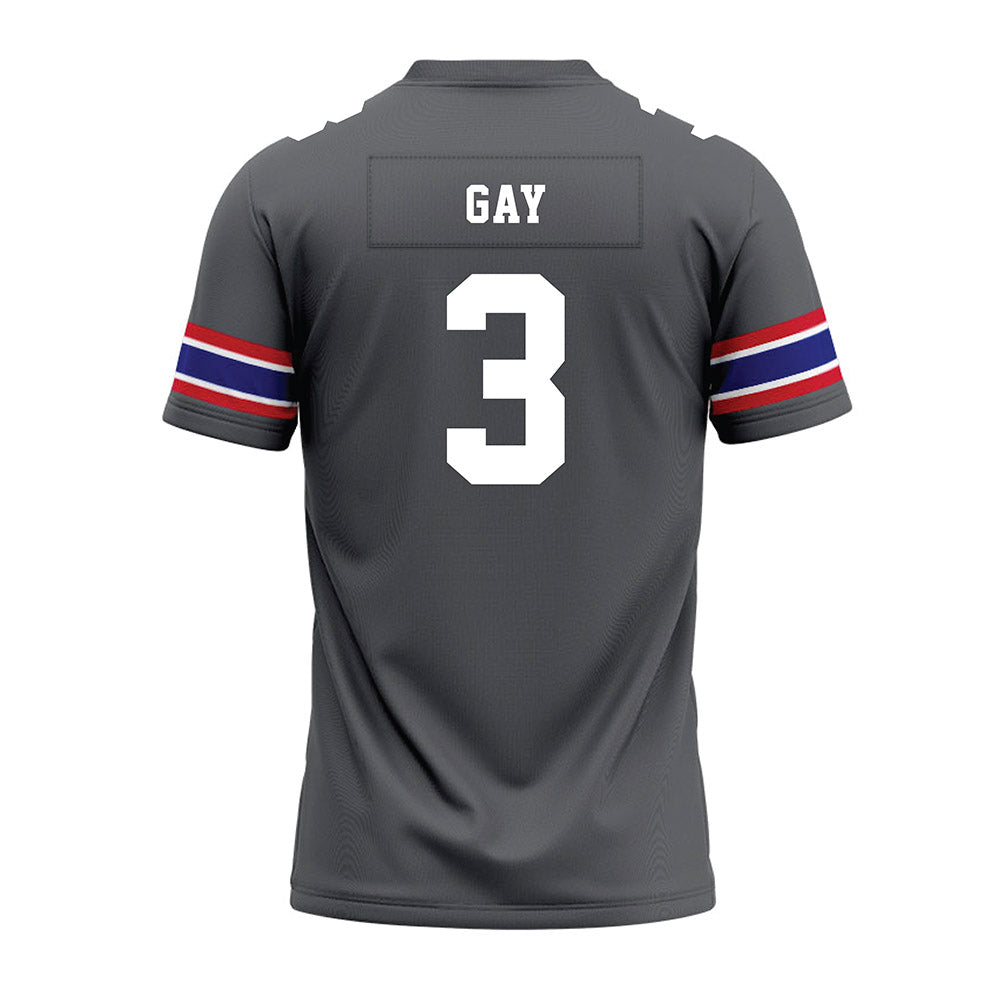 TN State - NCAA Football : Micah Gay - Grey Premium Football Jersey-1