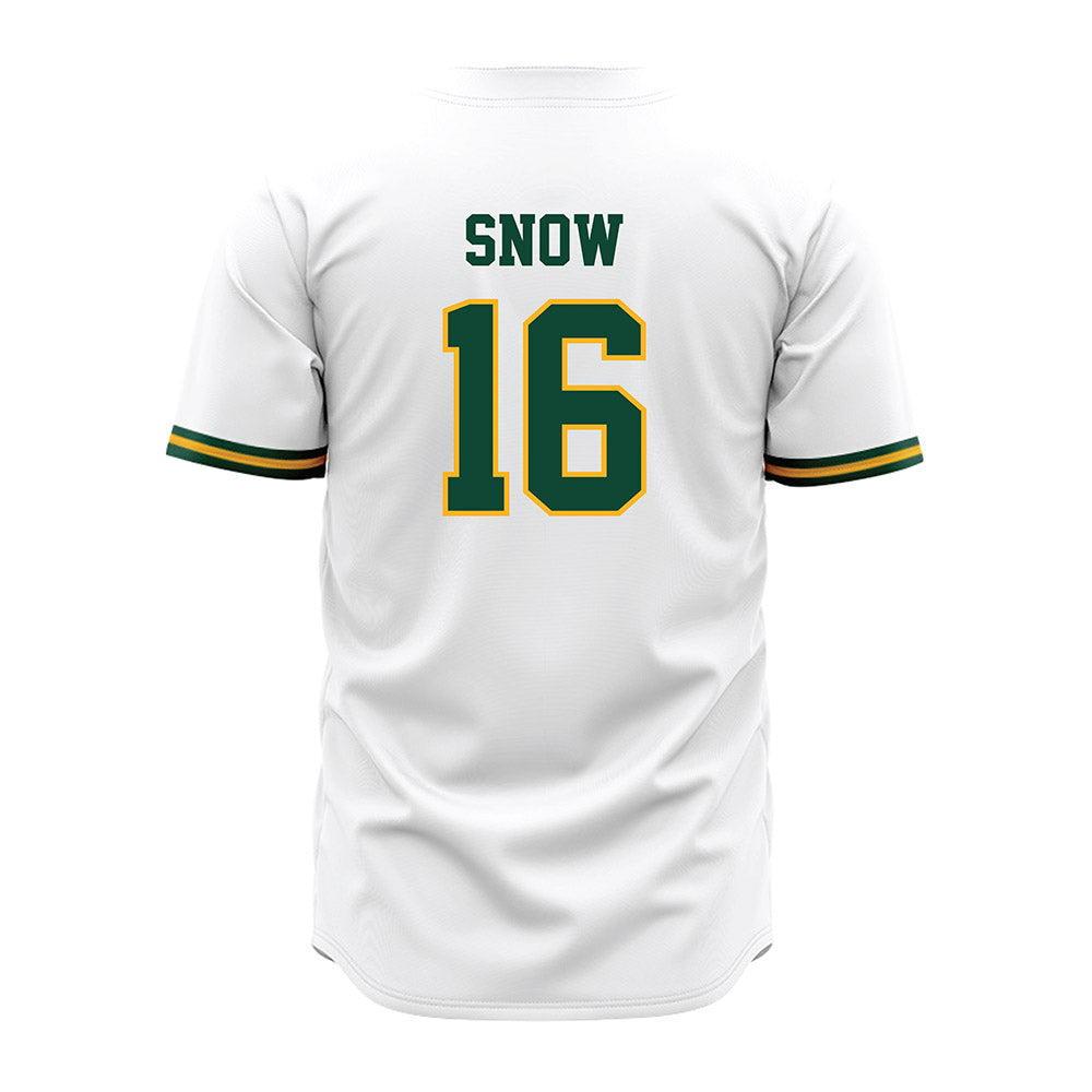Baylor - NCAA Baseball : Hunter Snow - White Jersey-1