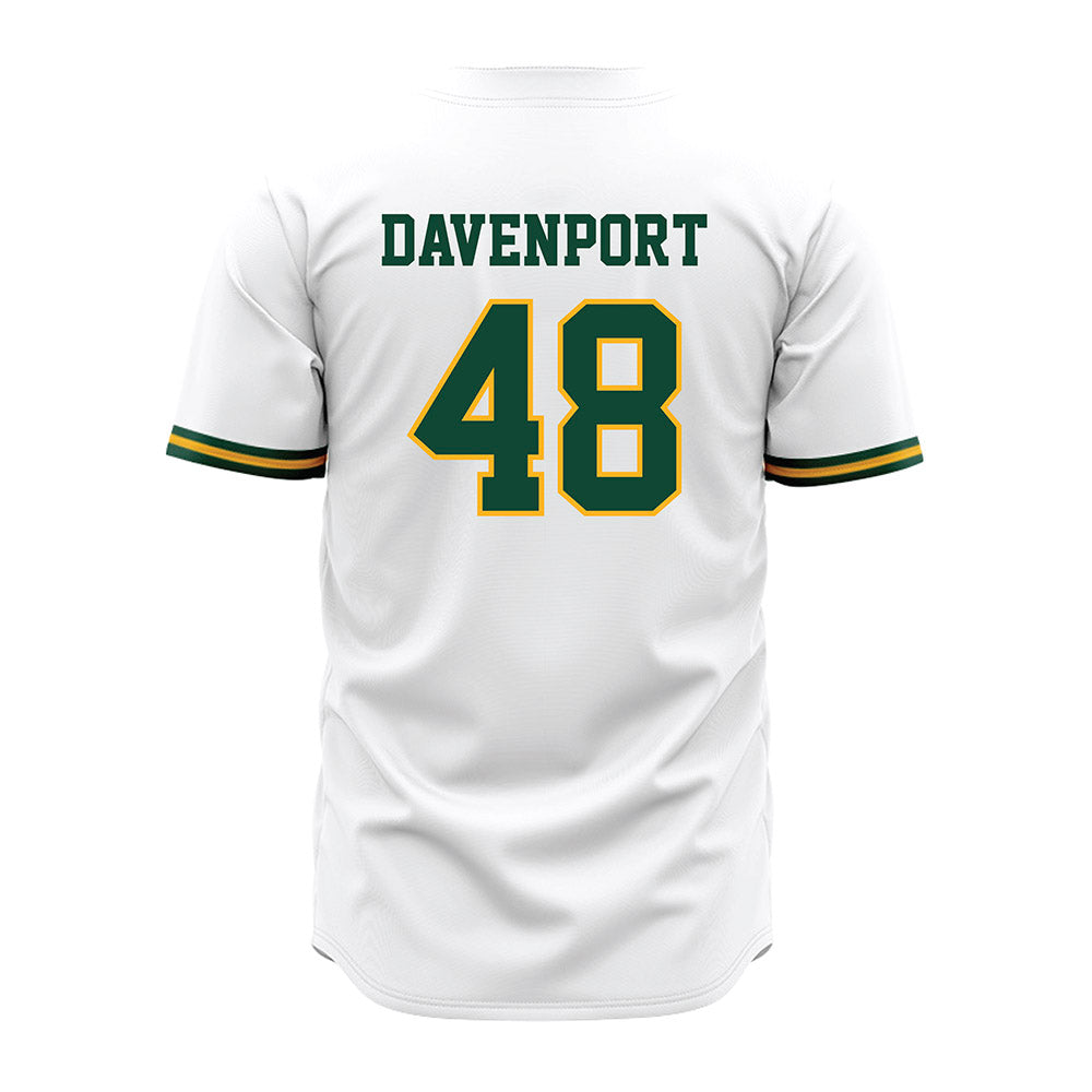 Baylor - NCAA Baseball : Lucas Davenport - White Jersey-1