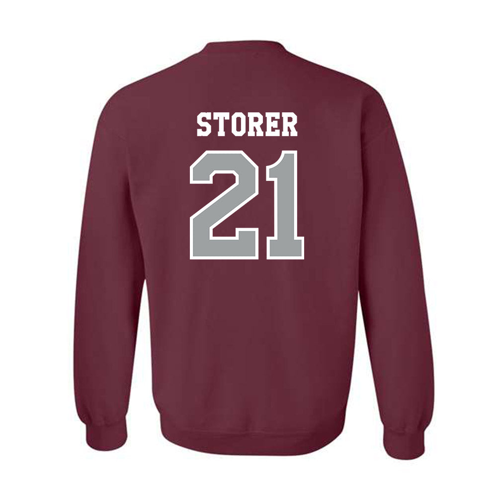Texas A&M - NCAA Women's Soccer : Holly Storer - Classic Shersey Crewneck Sweatshirt-1