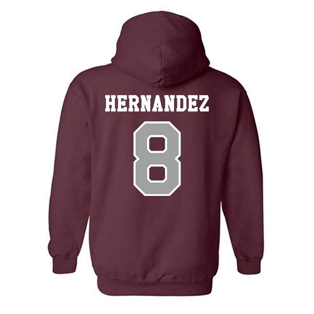 Texas A&M - NCAA Women's Volleyball : Amare Hernandez - Classic Shersey Hooded Sweatshirt-1