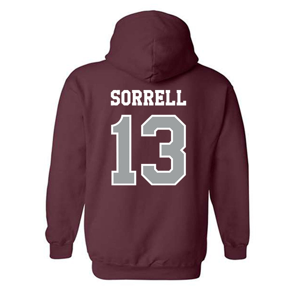 Texas A&M - NCAA Baseball : Caden Sorrell - Classic Shersey Hooded Sweatshirt-1