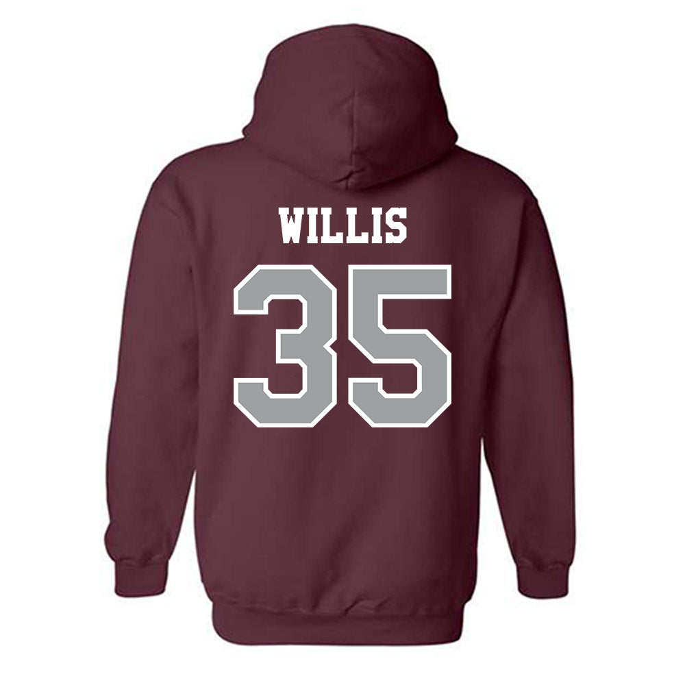 Texas A&M - NCAA Football : Isaiah Willis - Classic Shersey Hooded Sweatshirt-1