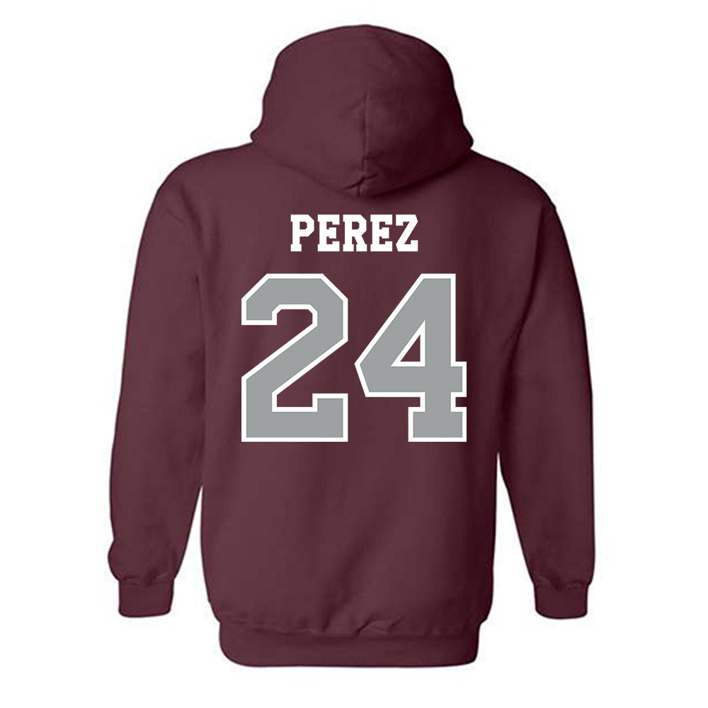 Texas A&M - NCAA Softball : Mya Perez - Classic Shersey Hooded Sweatshirt-1