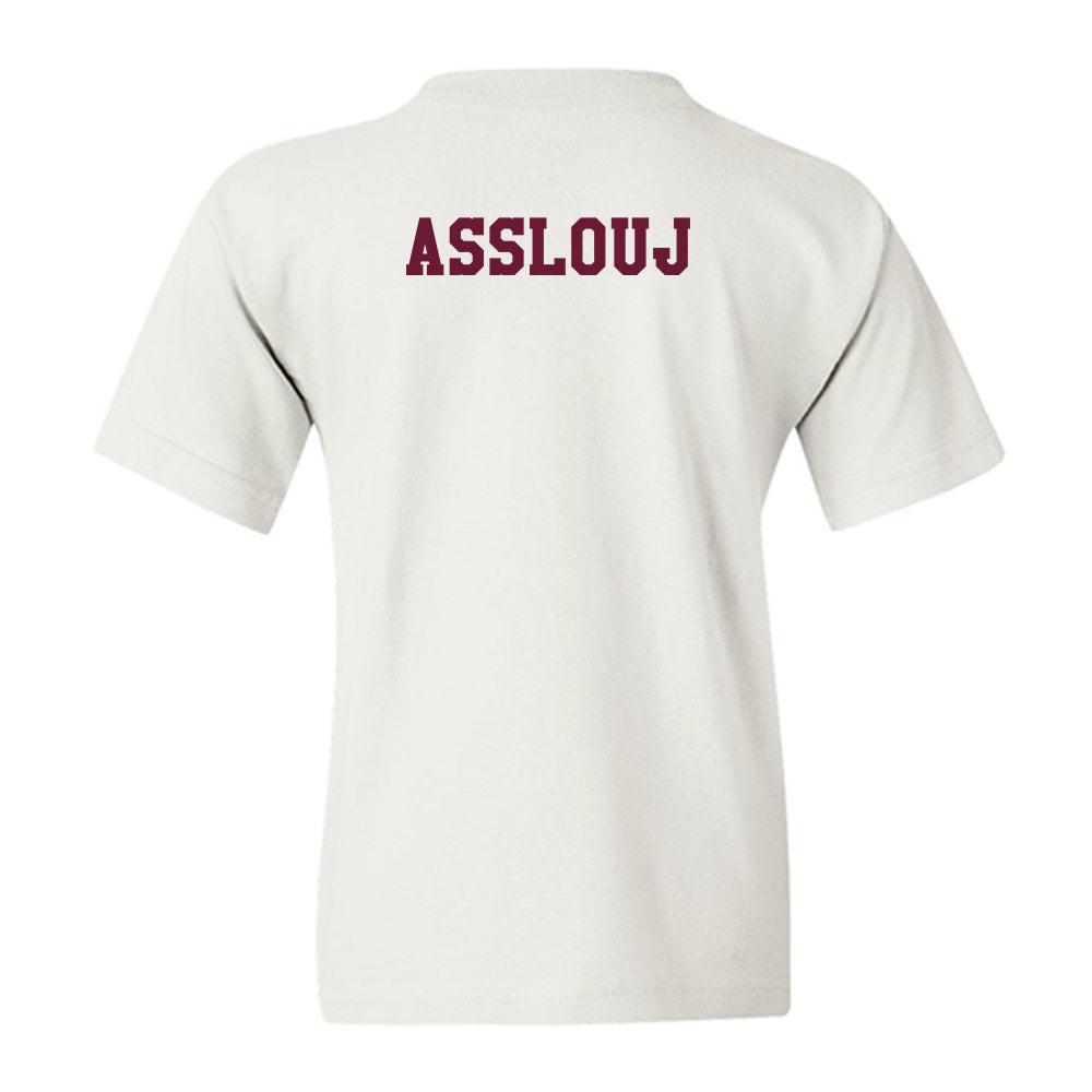 Texas A&M - NCAA Men's Track & Field : Youssef Asslouj - Classic Shersey Youth T-Shirt-1
