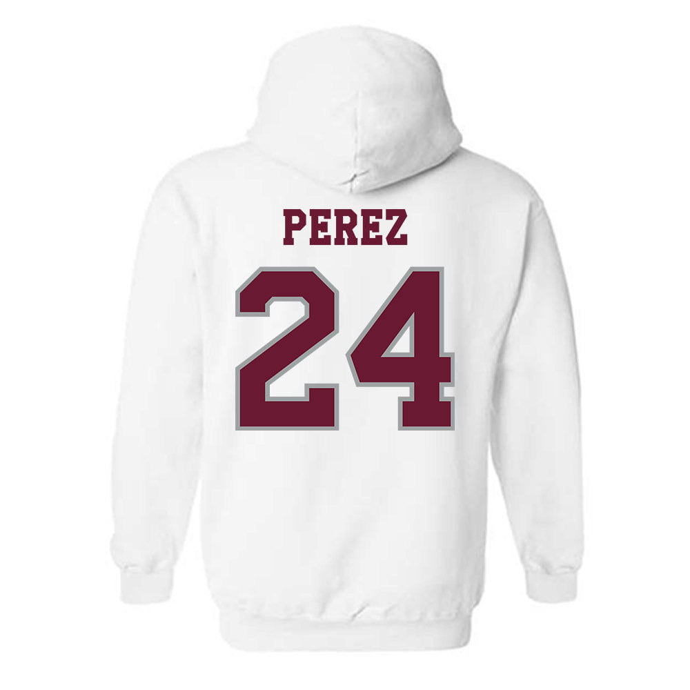 Texas A&M - NCAA Softball : Mya Perez - Classic Shersey Hooded Sweatshirt-1