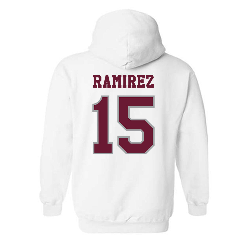 Texas A&M - NCAA Baseball : David Ramirez - Classic Shersey Hooded Sweatshirt-1