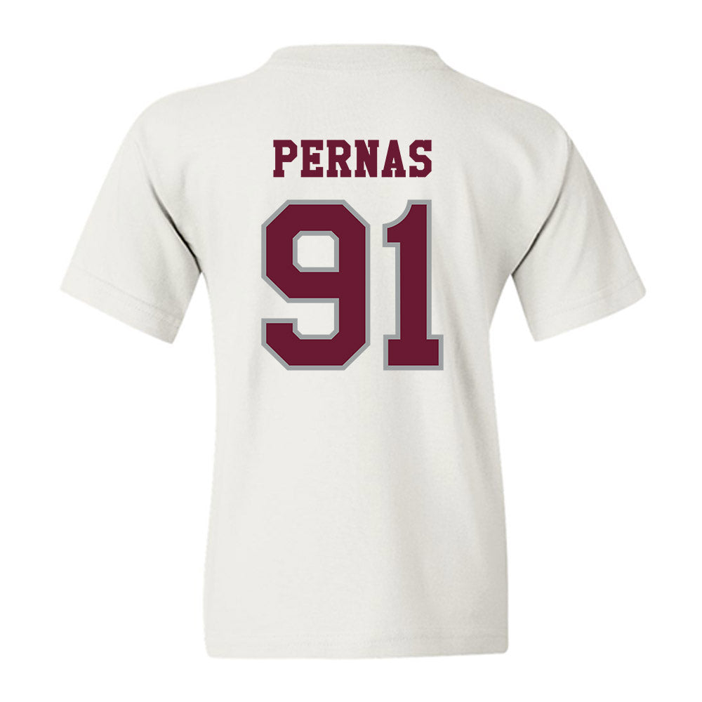 Texas A&M - NCAA Football : Lucas Pernas - Classic Shersey Youth T-Shirt-1