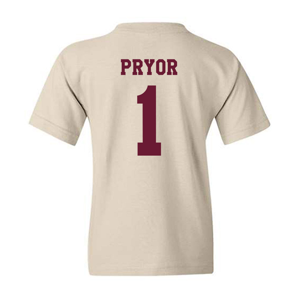 Texas A&M - NCAA Women's Basketball : Ny'Ceara Pryor - Classic Shersey Youth T-Shirt-1