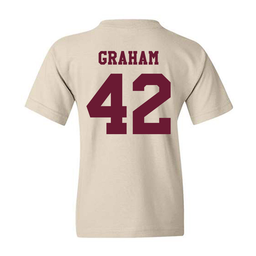 Texas A&M - NCAA Football : Jackson Graham - Classic Shersey Youth T-Shirt-1