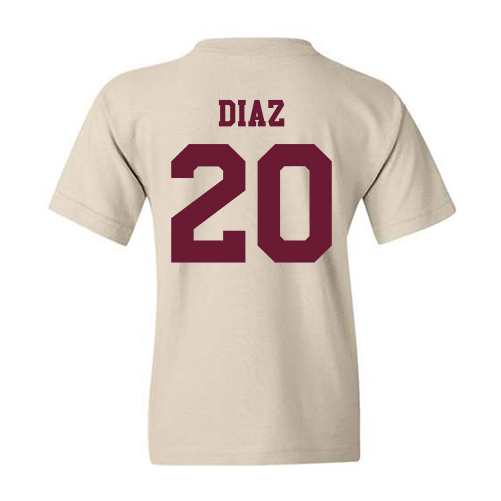 Texas A&M - NCAA Women's Soccer : Leah Diaz - Classic Shersey Youth T-Shirt-1