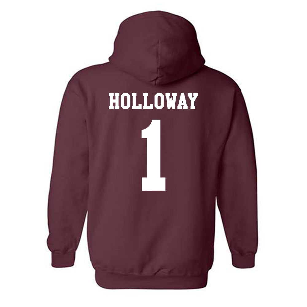 Texas A&M - NCAA Men's Basketball : Josh Holloway - Classic Shersey Hooded Sweatshirt-1