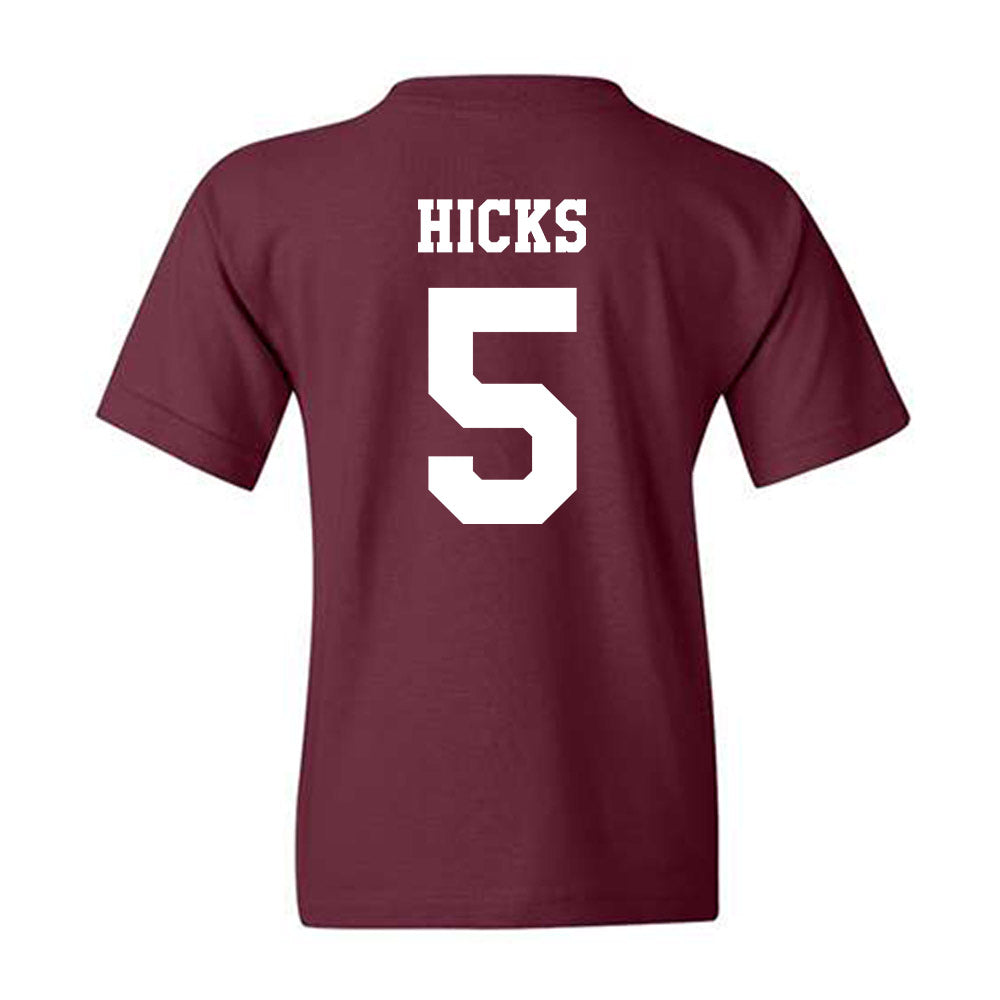 Texas A&M - NCAA Football : DJ Hicks - Classic Shersey Youth T-Shirt-1