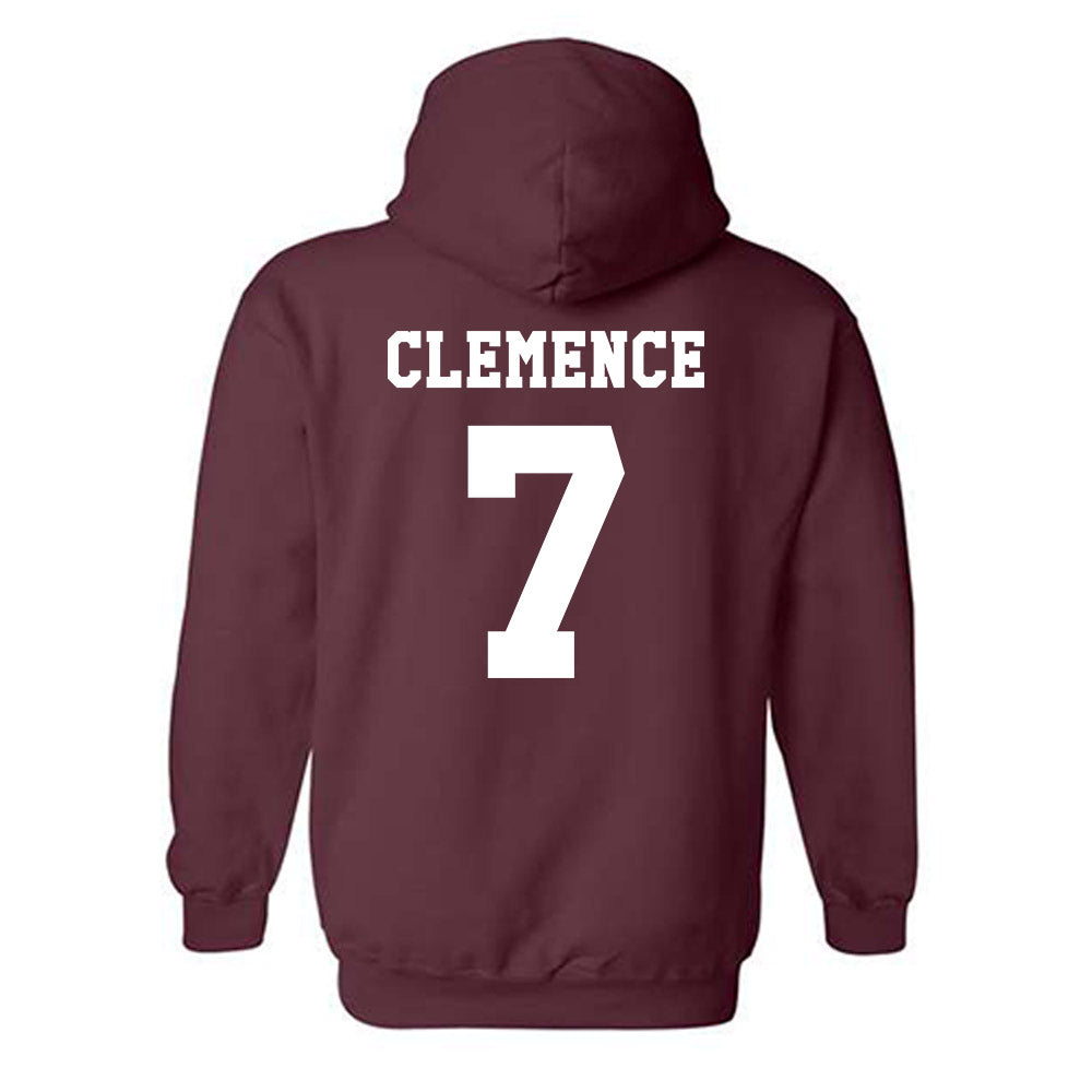 Texas A&M - NCAA Men's Basketball : Zach Clemence - Classic Shersey Hooded Sweatshirt-1