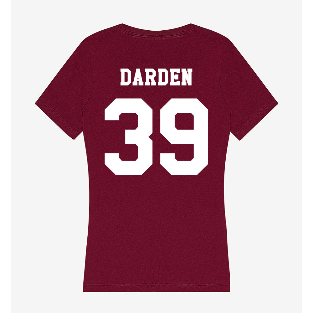 Texas A&M - NCAA Baseball : Ethan Darden - Women's V-Neck T-Shirt-1