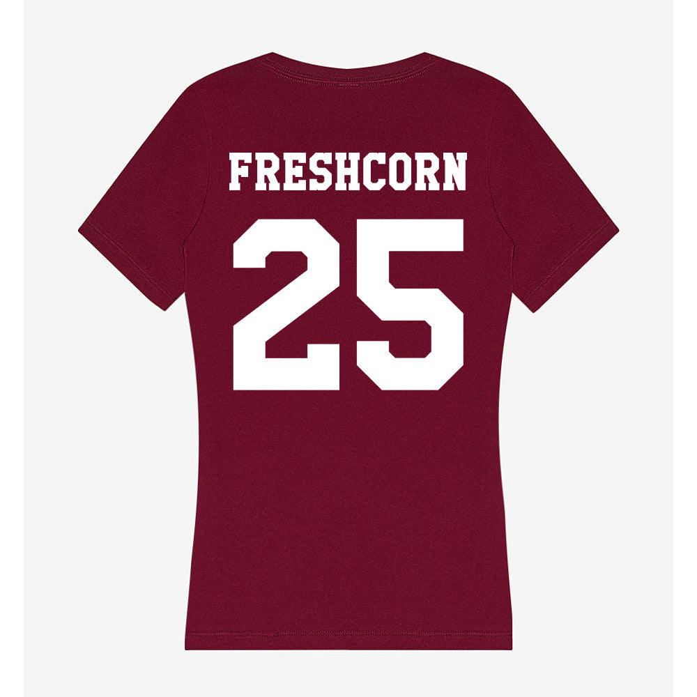 Texas A&M - NCAA Baseball : Clayton Freshcorn - Women's V-Neck T-Shirt-1