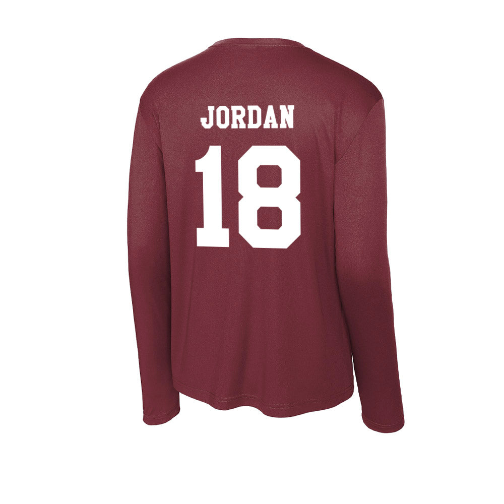 Texas A&M - NCAA Baseball : Wesley Jordan - Activewear Long Sleeve T-Shirt-1
