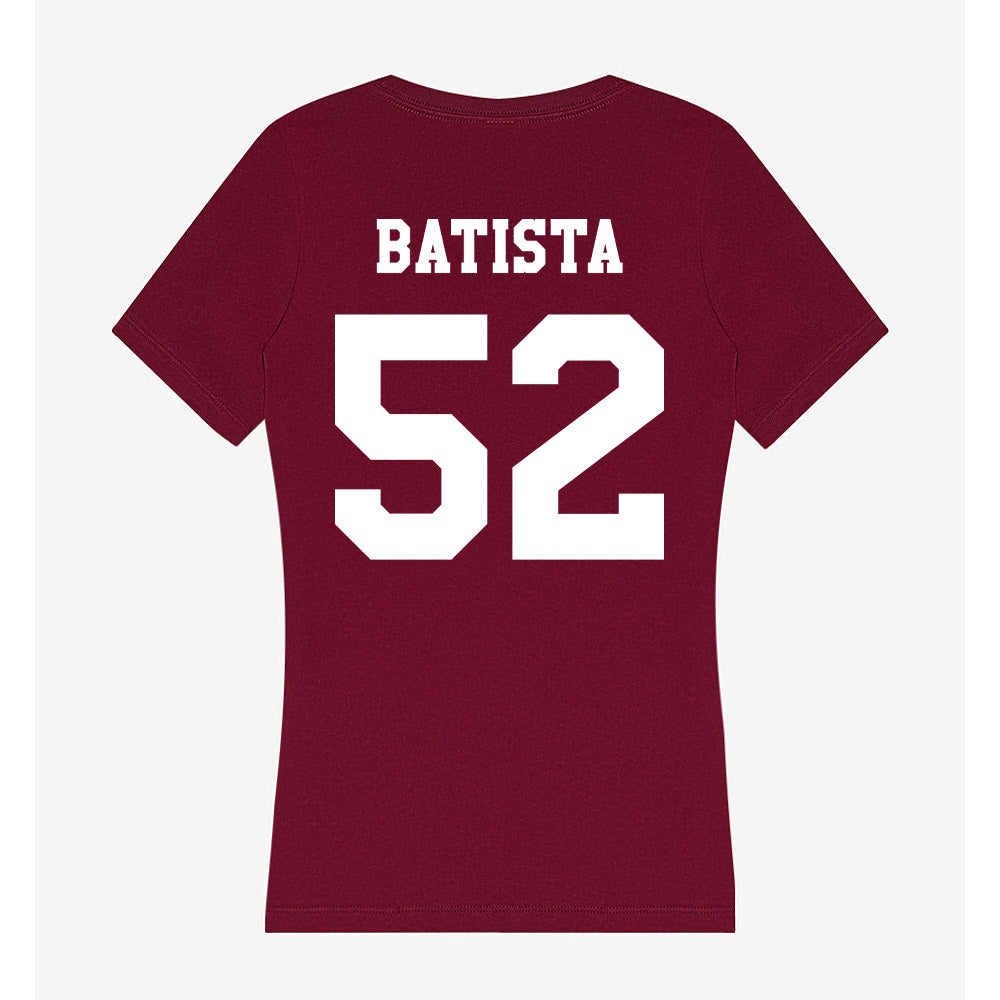 Texas A&M - NCAA Baseball : Elijah Batista - Women's V-Neck T-Shirt-1