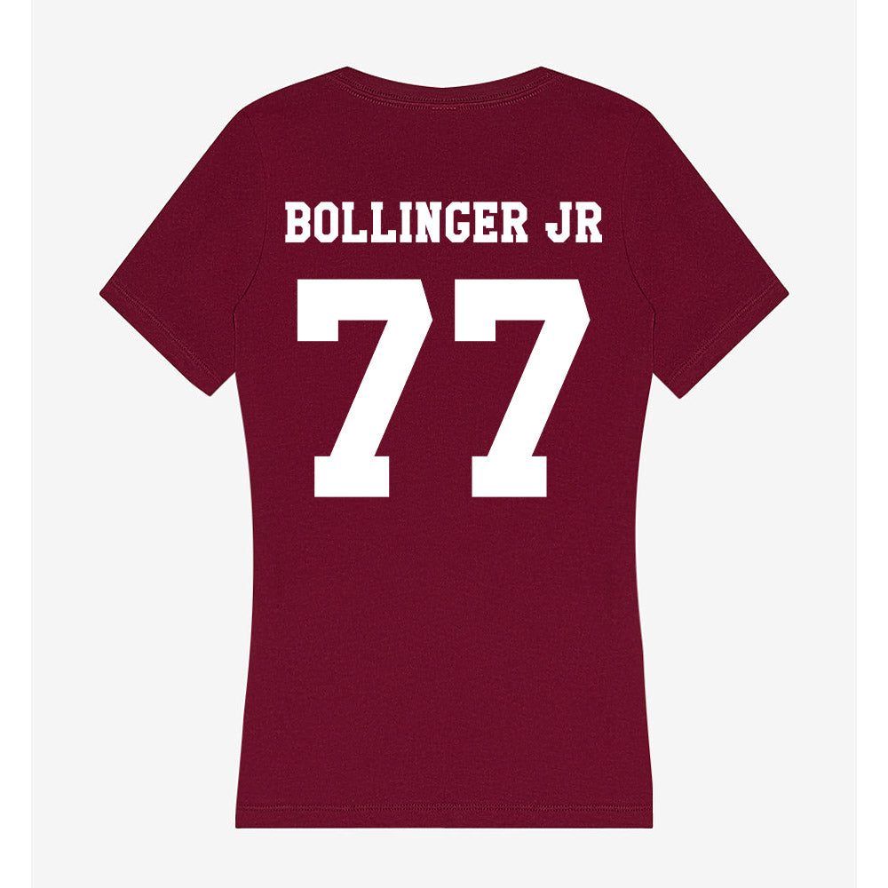 Texas A&M - NCAA Baseball : Michael Bollinger Jr - Women's V-Neck T-Shirt-1