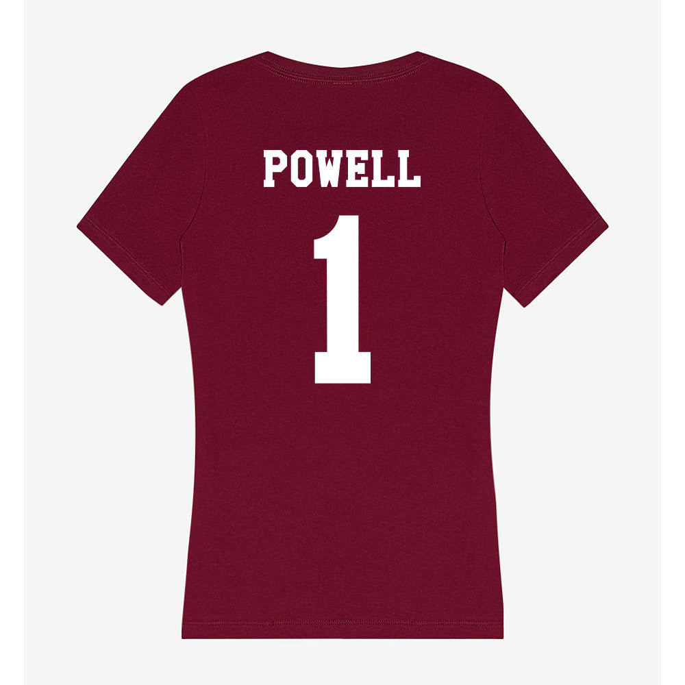Texas A&M - NCAA Softball : Kennedy Powell - Women's V-Neck T-Shirt-1