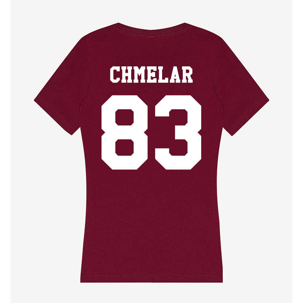 Texas A&M - NCAA Football : Colton Chmelar - Women's V-Neck T-Shirt-1