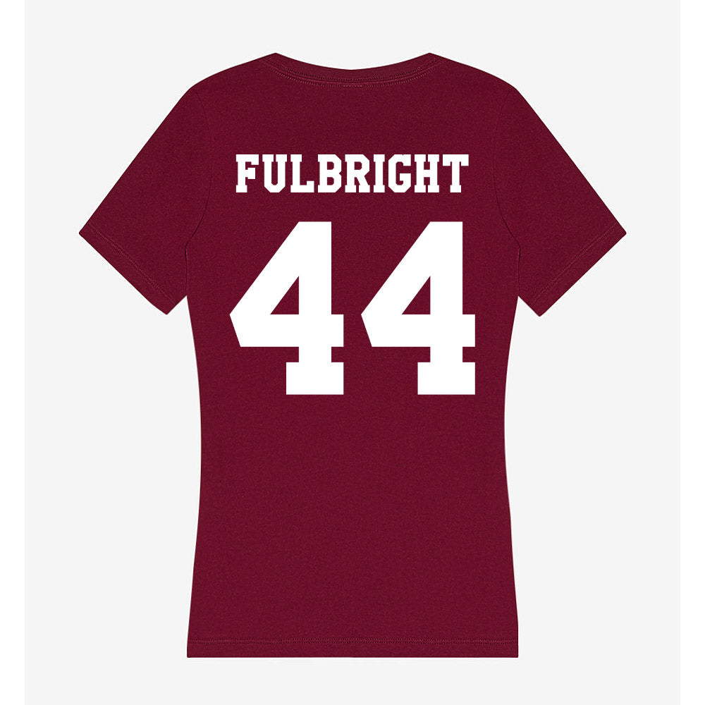 Texas A&M - NCAA Baseball : Cooper Fulbright - Women's V-Neck T-Shirt-1