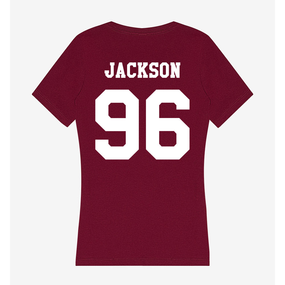Texas A&M - NCAA Football : Nathan Jackson - Women's V-Neck T-Shirt-1