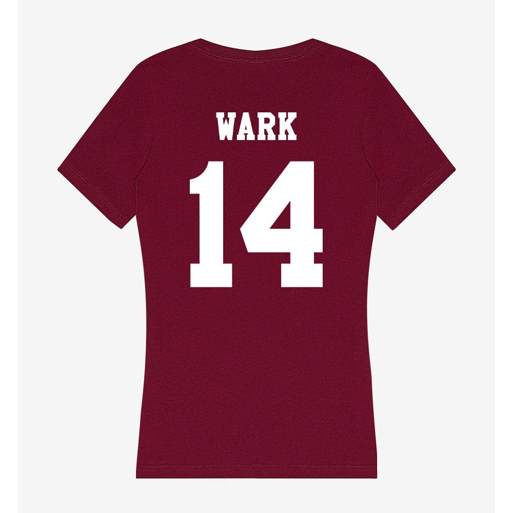 Texas A&M - NCAA Softball : Micaela Wark - Women's V-Neck T-Shirt-1