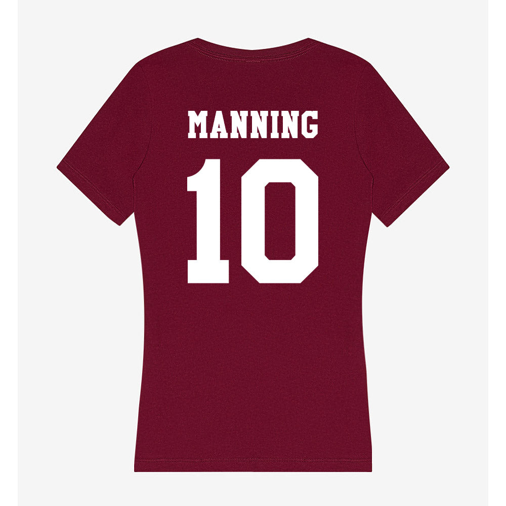 Texas A&M - NCAA Women's Volleyball : Margot Manning - Women's V-Neck T-Shirt-1