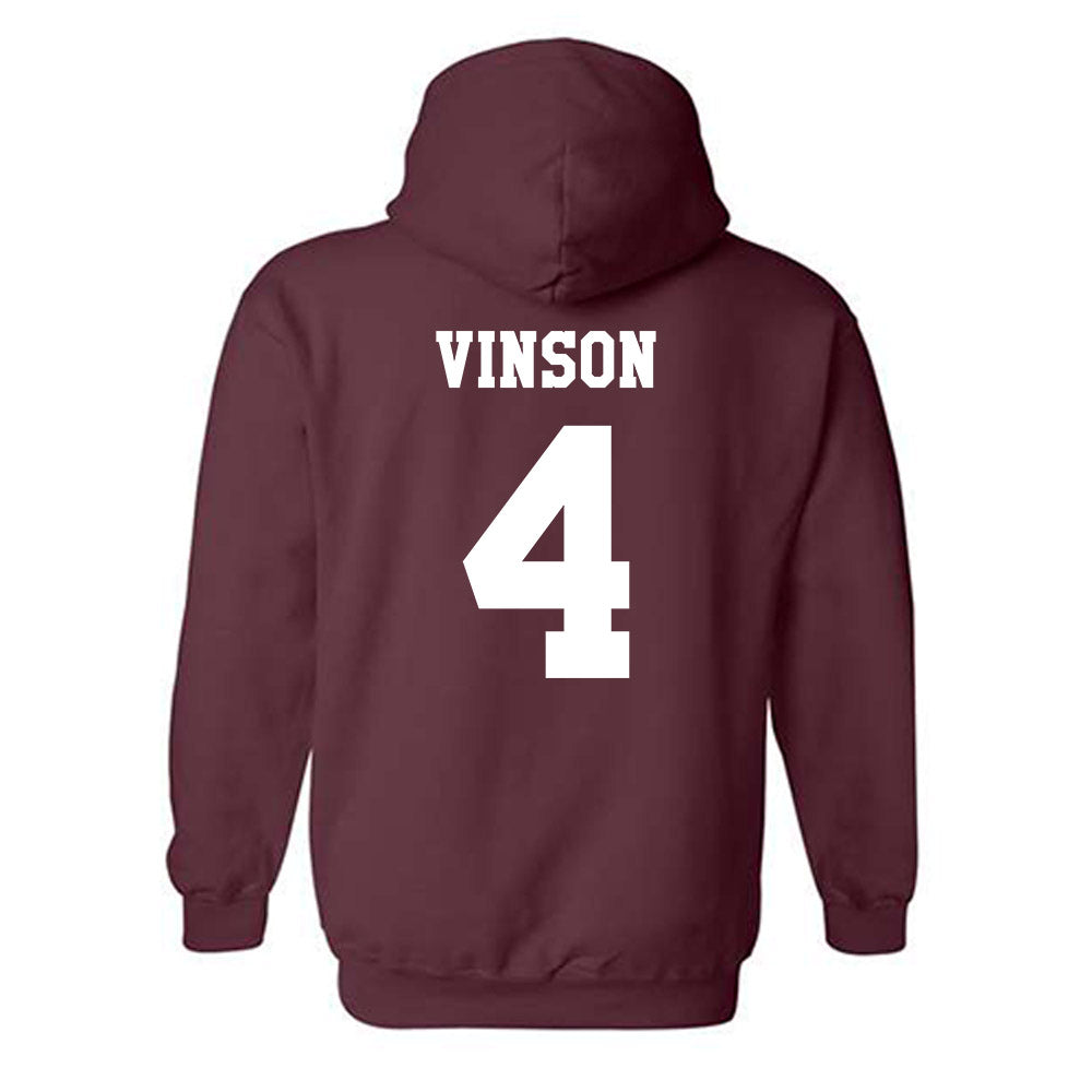 Texas A&M - NCAA Men's Basketball : Jamie Vinson - Classic Shersey Hooded Sweatshirt-1