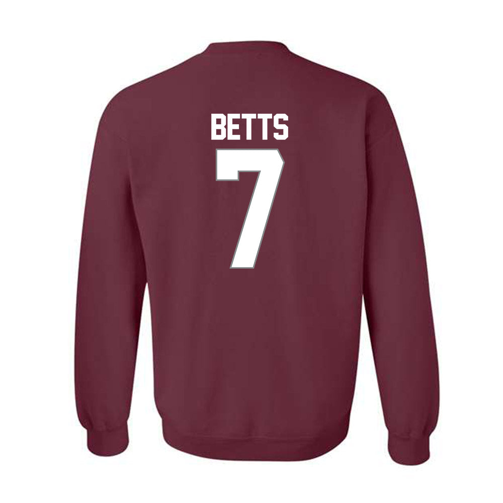 Montana - NCAA Men's Basketball : Kadyn Betts - NCAA® March Madness® 2025 Shersey Crewneck Sweatshirt-1