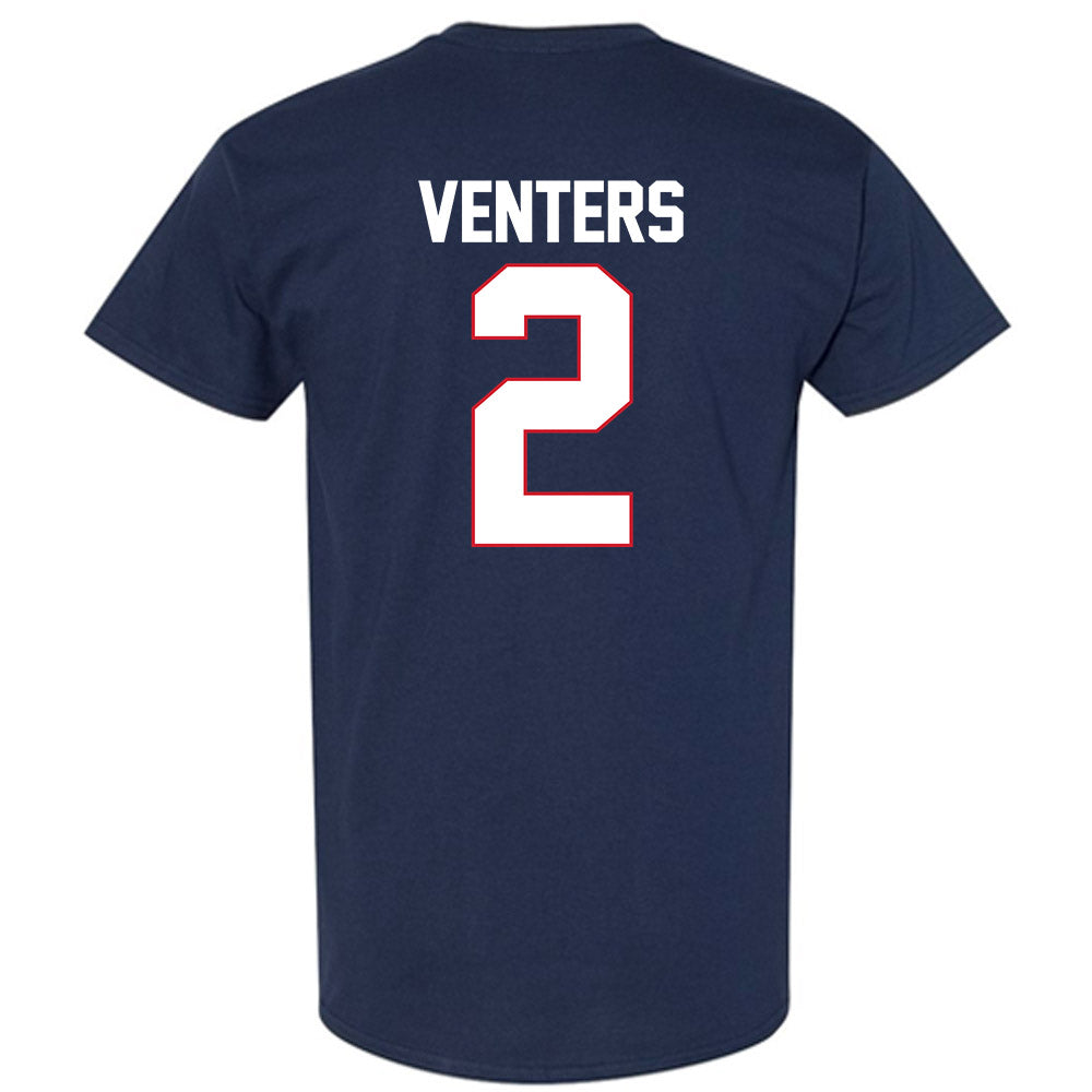 Gonzaga - NCAA Men's Basketball : Steele Venters - T-Shirt-1