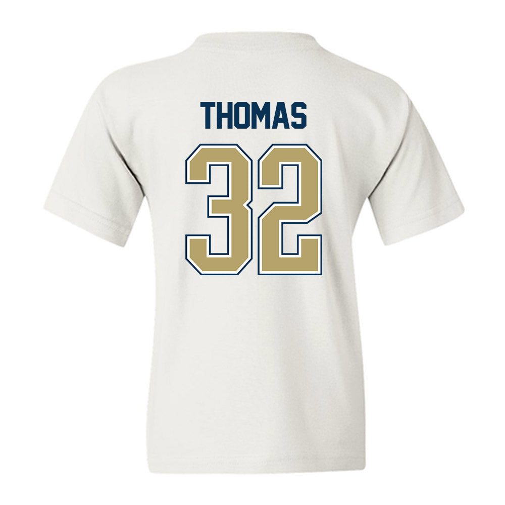 Georgia Tech - NCAA Women's Basketball : D'Asia Thomas - NCAA® March Madness® 2025 Shersey Youth T-Shirt-1