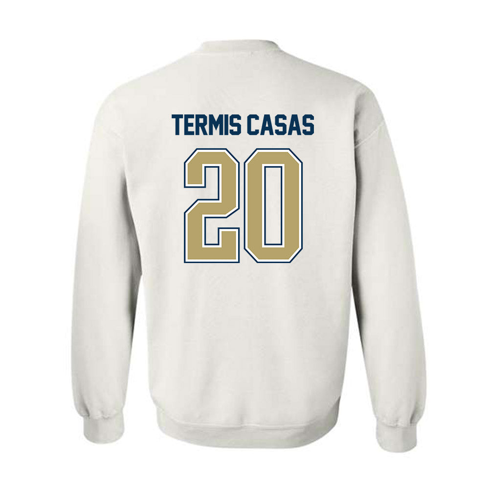 Georgia Tech - NCAA Women's Basketball : Ariadna Termis Casas - NCAA® March Madness® 2025 Shersey Crewneck Sweatshirt-1