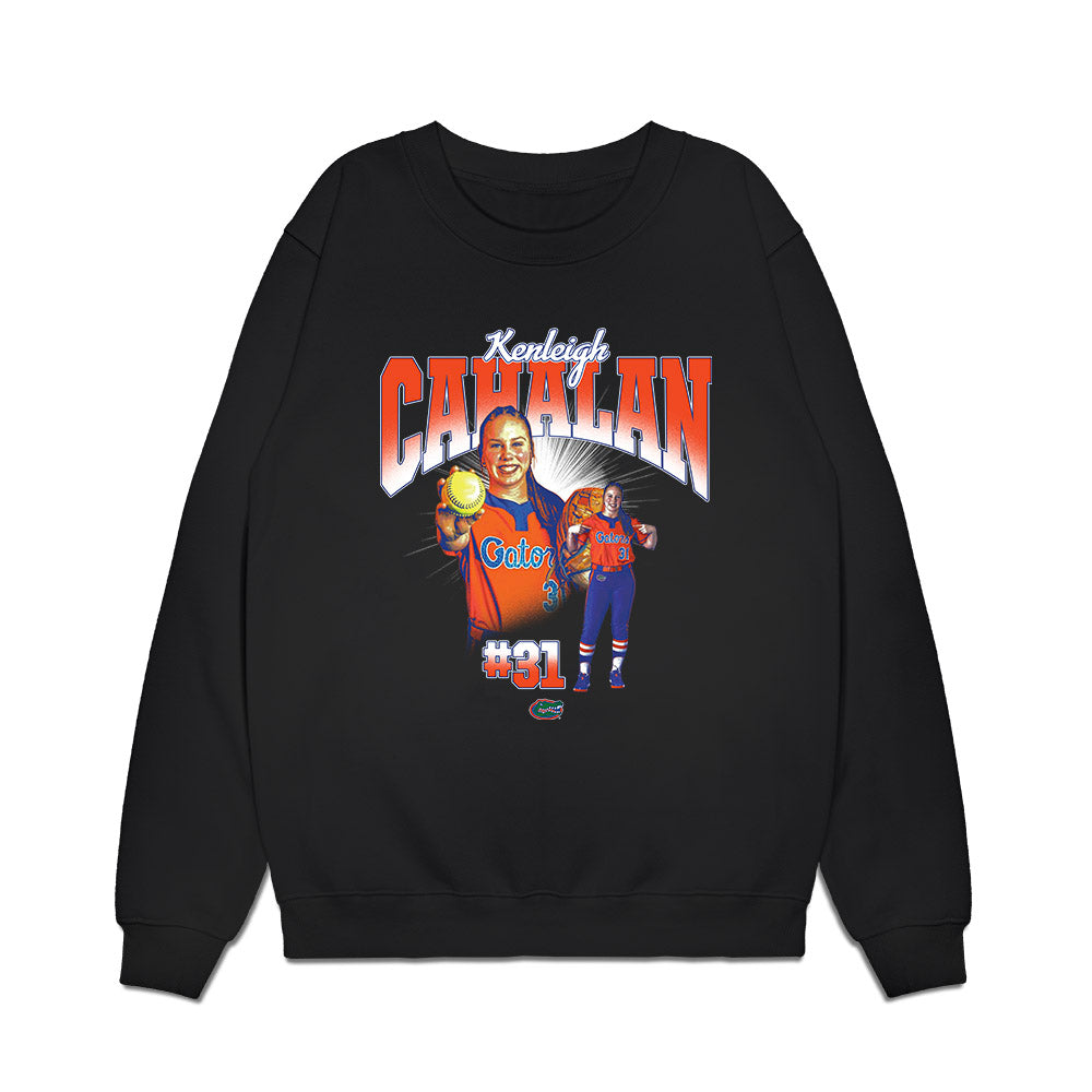 Florida - NCAA Softball : Kenleigh Cahalan - Collage Premium Crewneck Sweatshirt-0