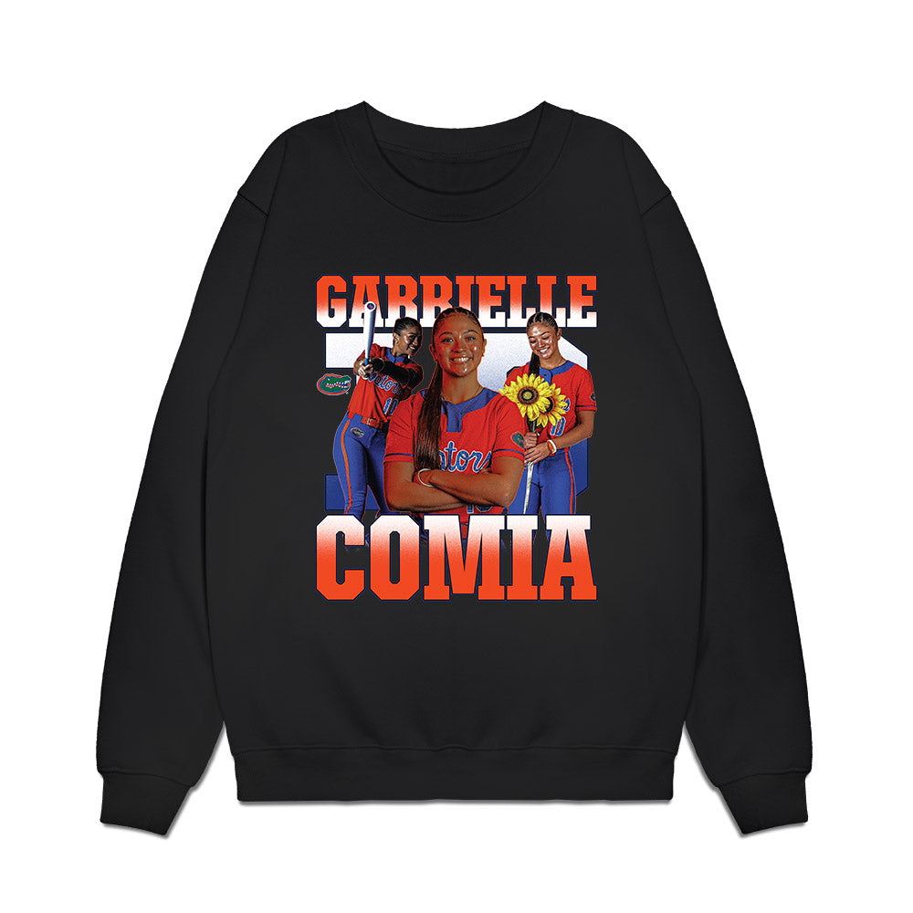 Florida - NCAA Softball : Gabrielle Comia - Collage Premium Crewneck Sweatshirt-0
