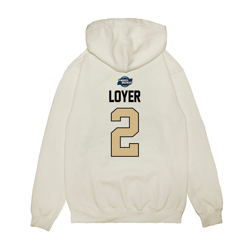 Purdue - NCAA Men's Basketball : Fletcher Loyer - Premium Hooded Sweatshirt-1