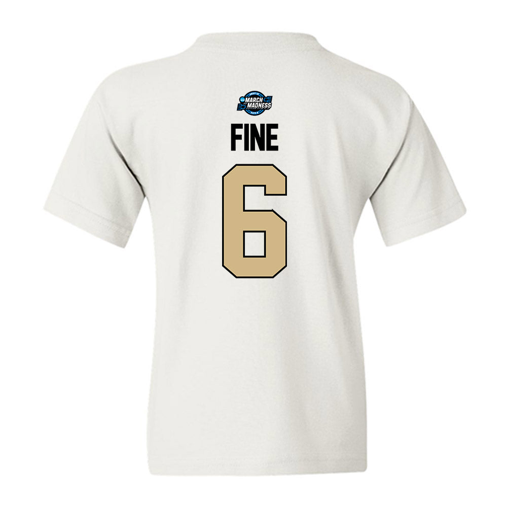 Purdue - NCAA Men's Basketball : Aaron Fine - NCAA® March Madness® 2025 Sweet 16 Shersey Youth T-Shirt-1