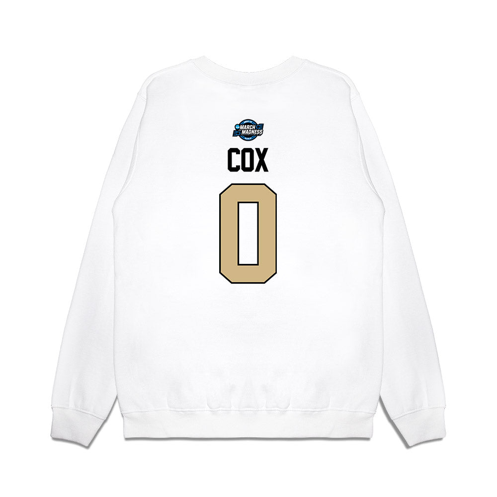 Purdue - NCAA Men's Basketball : CJ Cox - NCAA® March Madness® 2025 Sweet 16 Shersey Premium Crewneck Sweatshirt-1