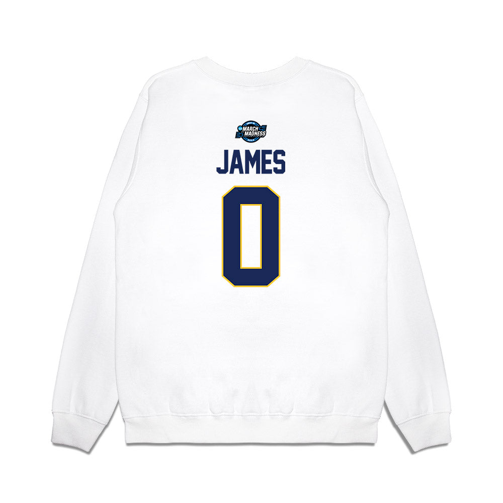 Marquette - NCAA Men's Basketball : Nigel James - NCAA® March Madness® 2025 Sweet Sixteen Shersey Premium Crewneck Sweatshirt-1