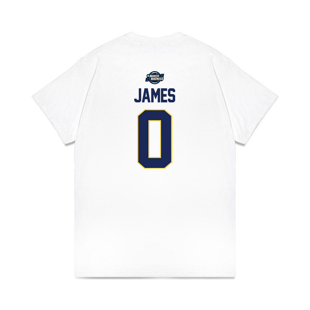 Marquette - NCAA Men's Basketball : Nigel James - NCAA® March Madness® 2025 Sweet Sixteen Shersey Premium T-Shirt-1