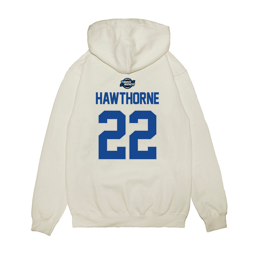 Kentucky - NCAA Men's Basketball : Braydon Hawthorne - NCAA® March Madness® 2025 Sweet Sixteen Shersey Premium Hooded Sweatshirt-1