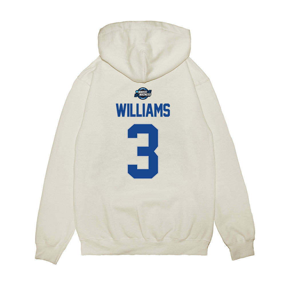 Kentucky - NCAA Men's Basketball : Kam Williams - NCAA® March Madness® 2025 Sweet Sixteen Shersey Premium Hooded Sweatshirt-1